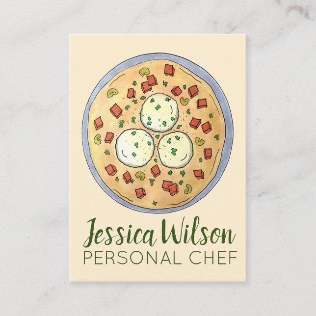 Carte De Visite Soupe de bal Matzo Matzah Cuisine juive Pâque (Devant)