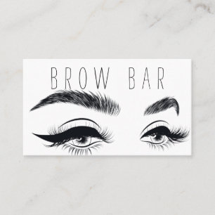 Carte De Visite Sourcils & Cils Microblading, Extensions de Cils