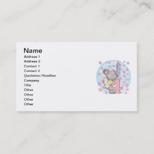 Carte De Visite Souris 4e anniversaire T-shirts et cadeaux