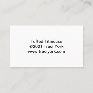 Carte De Visite Souris touffu sur un arbre Shagbark