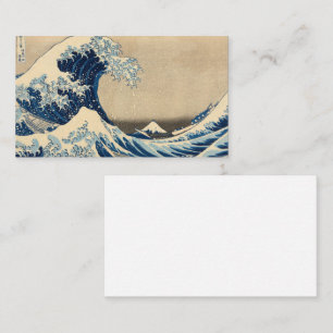 Carte De Visite Sous la vague au large de Kanagawa par Katsushika 