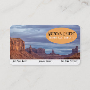 Carte De Visite Southwestern Monument Valley Arizona