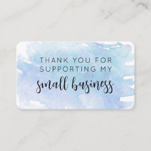 Carte De Visite Soutien aux petites entreprises du Merci