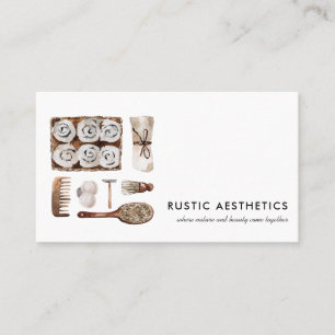 Carte De Visite Spa   Cosmétique organique naturel Esthétique