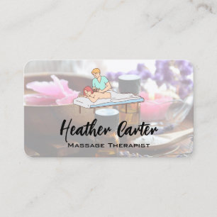 Carte De Visite Spa de massage Santé