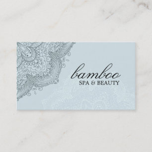 Carte de visite Spa Exotic bleu
