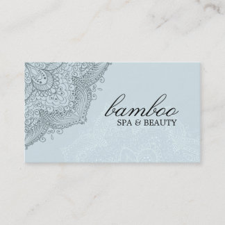 Carte de visite Spa Exotic bleu