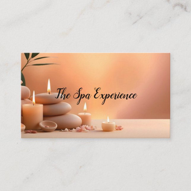 CARTE DE VISITE SPA EXPERIENCE BUSINESS CARD (Devant)