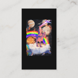 Carte De Visite Space Cat équitation Trex Turtle Planètes Cosmiq