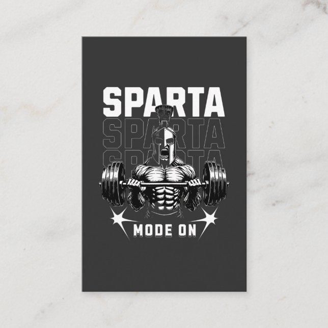 Carte De Visite Sparte  (Devant)