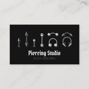 Carte De Visite Spécialiste du piercing moderne