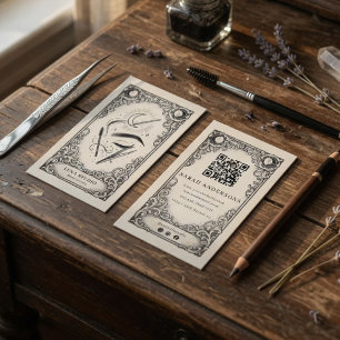 Carte De Visite Spécialiste du Sourcil Céleste   Studio des Sourci