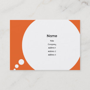 Carte De Visite Speechbubble - potelé