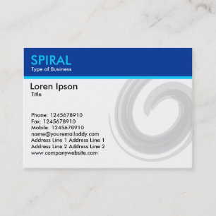 Carte De Visite Spiral