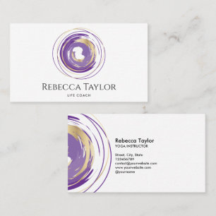 Carte De Visite spirale spirituelle yoga pilate vie coach