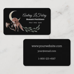 Carte De Visite Spirit Animal Fox Shamanic