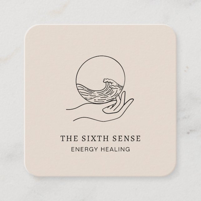 Carte de visite spirituel Energie Heiler Reiki (Devant)