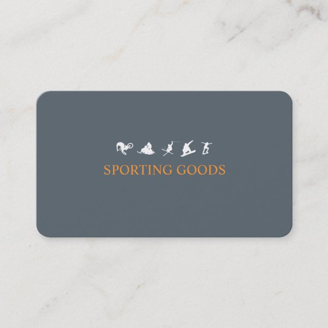 Carte De Visite Sports (Devant)