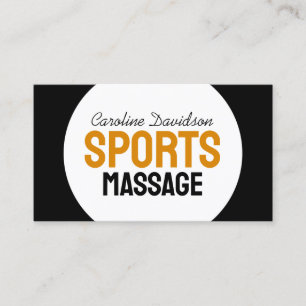 Carte De Visite Sports Profond tissu corporel guérisseur contact t