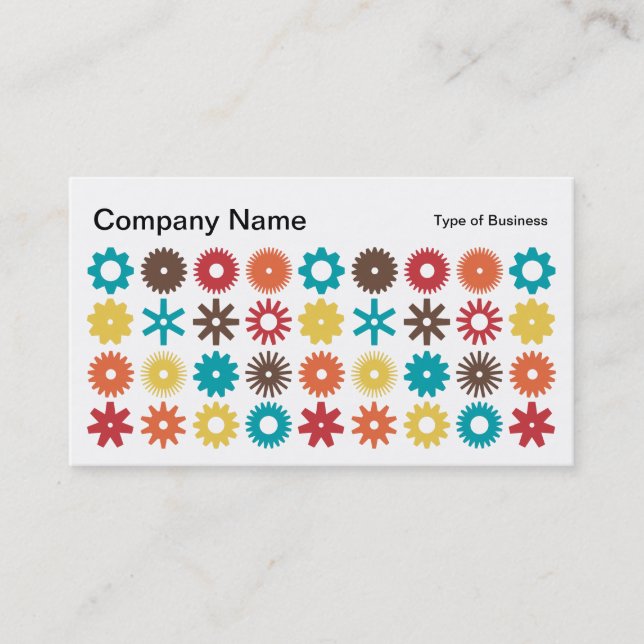 Carte De Visite Spots - Couleurs 02 (Devant)