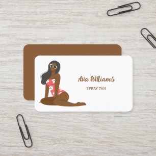 Carte De Visite Spray Tan