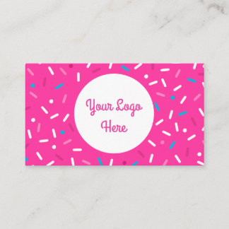 Carte De Visite Sprinkle simple et doux à plusieurs couleurs
