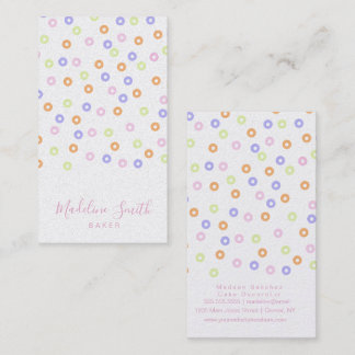 Carte De Visite Sprinkles Bakery Donuts