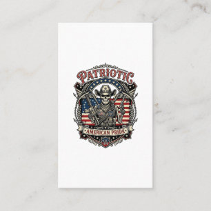 Carte De Visite Squelette Cowboy Patriotique Squelette Patriote So