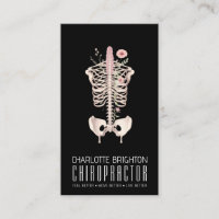 Squelette floral Chiropractor Black Nomination &