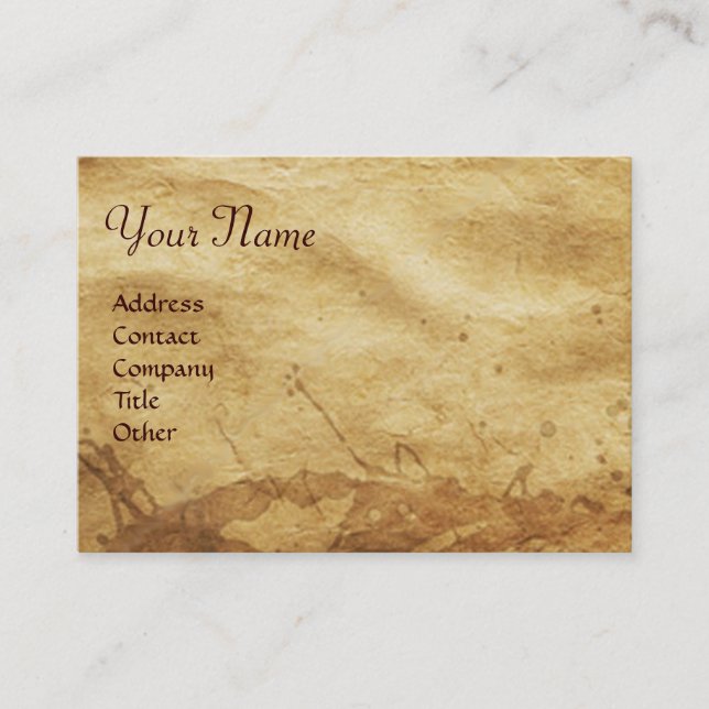 CARTE DE VISITE ST. MICHAEL DANS LE DERNIER JUGEMENT (Devant)