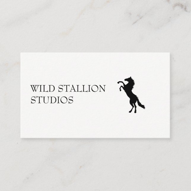 Carte De Visite Stallion (Devant)