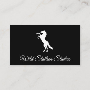 Carte De Visite Stallion sauvage