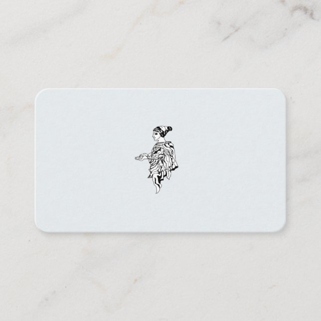Carte de visite standard, 3,5 po x 2,0 po : Statue (Devant)