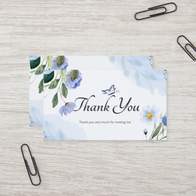 Carte de visite standard de 3,5 pouces x 2,0 pouce (Devant/Arrière en situation)