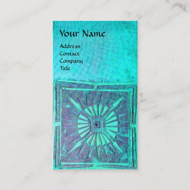 CARTE DE VISITE STAR DU MATIN, MONOGRAM (Devant)