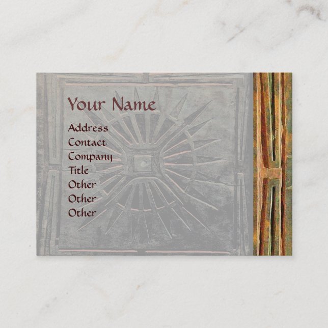 CARTE DE VISITE STAR DU MATIN, MONOGRAM (Devant)