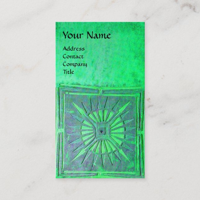 CARTE DE VISITE STAR DU MATIN, MONOGRAM (Devant)