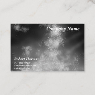 Carte De Visite Stars Ciel nocturne Minuit Gris Monochrome