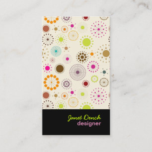 Carte De Visite Stars Rétro PixDezines