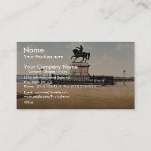 Carte De Visite Statue du napoléon I, Cherbourg, France pH