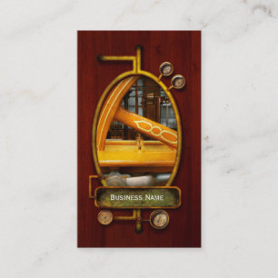 Carte De Visite Steampunk - Moteur - Vous êtes si volant d'inertie