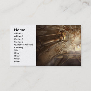 Carte De Visite Steampunk - Naval - L'écoutille d'évacuation