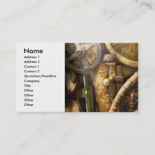 Carte De Visite Steampunk - Naval - Regardez la profondeur