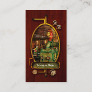 Carte De Visite Steampunk - Pompe à vapeur en duplex Worthington 1