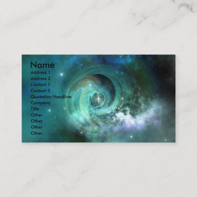 CARTE DE VISITE STELLAR (Devant)