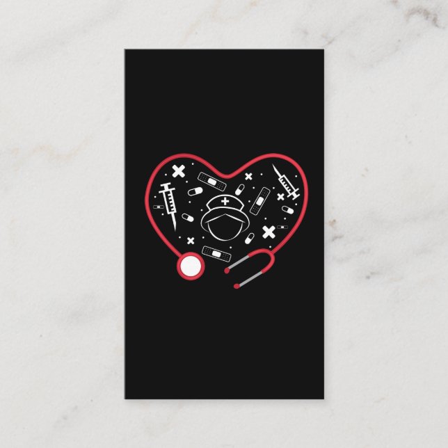 Carte De Visite Stéthoscope (Devant)