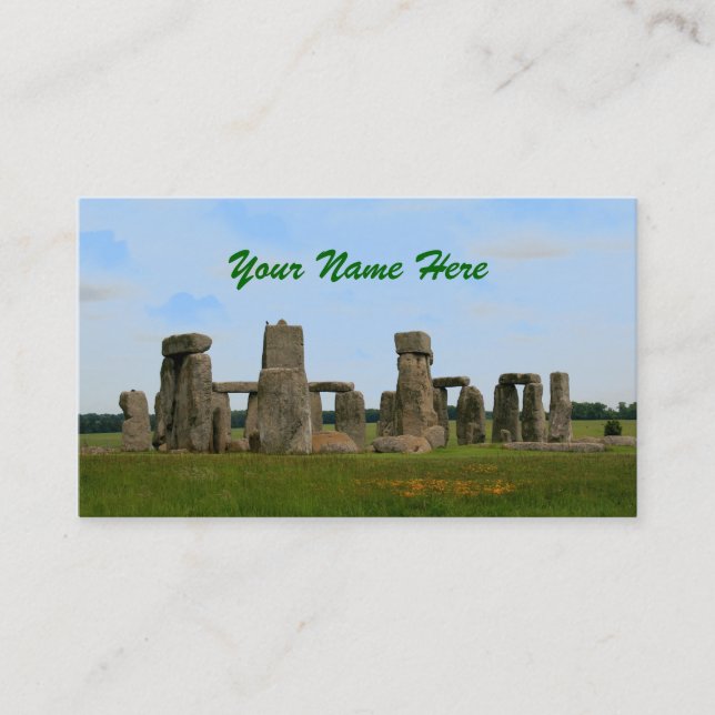Carte De Visite Stonehenge (Devant)