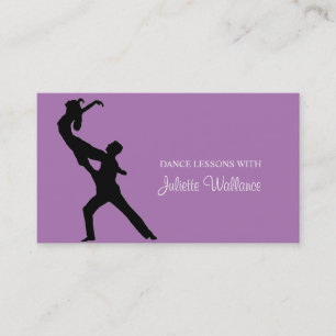 Carte De Visite Studio de danse professionnel, entreprise d'instru