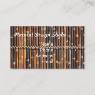 Carte De Visite Studio De Design Naturel