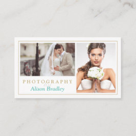 Carte De Visite Studio De Photographie Mariage Moderne Élégant
